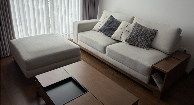Juego de Sala Madera Maciza Flor Morado 🛋️